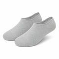 Sneakersocken 39-42 aus Textilstrick in Hellgrau - kurz und elastisch