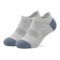Sneakersocken 35-38 aus Textilfasern Grau Blau atmungsaktiv