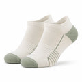 Socken Größe 39-42 Cremegrün gestrickt mit Strukturzonen