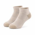 2 Paar Kurzsocken Größe 35-38 aus Textil in Beige für den Alltag