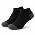 Sneakersocken 39-42 aus Textil Schwarz Grau mit geripptem Bund