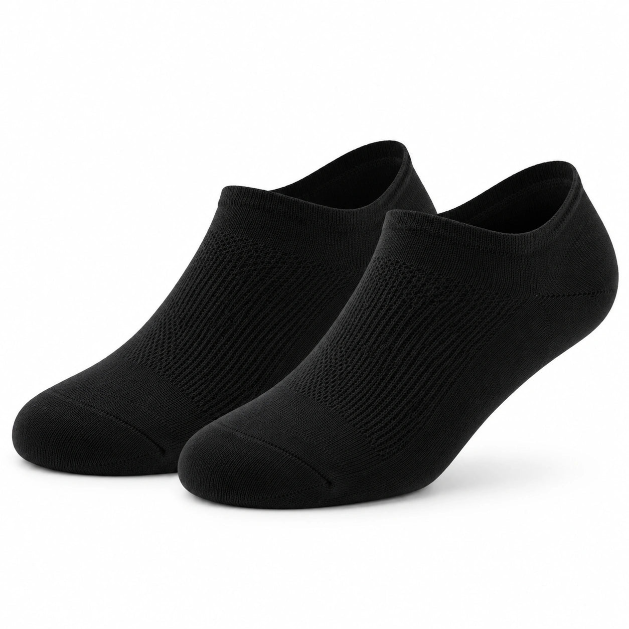 Sneakersocken Größe 43-46 aus Textil in Schwarz für Alltag - niedrig geschnitten